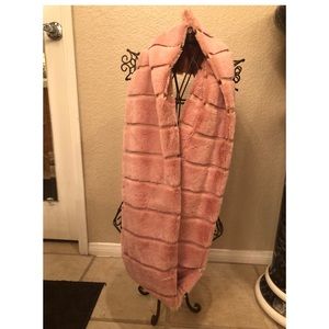 Blush pink infinity scarf